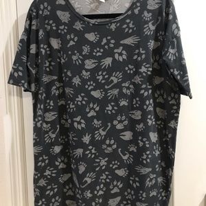 LuLaRoe Pet Paw Prints Irma